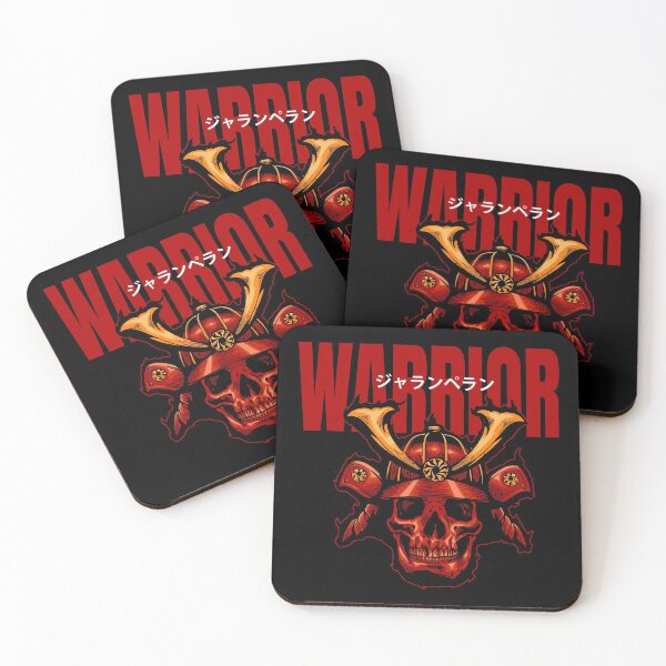 Item preview, Warrior Samurai Skull designed and sold by Vector Scout Lab.