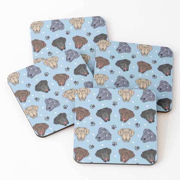 Item preview, Funny Neapolitan mastiff Dog Head Emoji designed and sold by Lulupainting.
