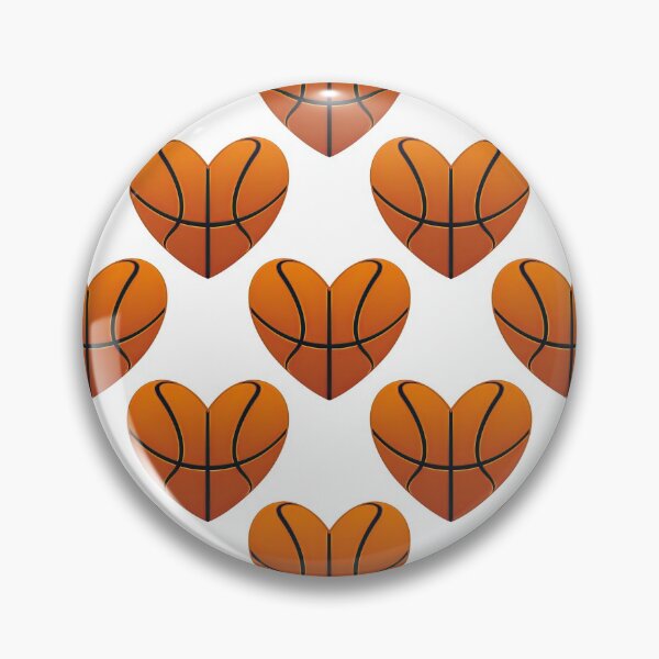 Item preview, Seamless Basketball Hearts designed and sold by LittleShop79.