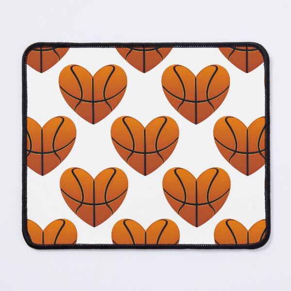 Item preview, Seamless Basketball Hearts designed and sold by LittleShop79.