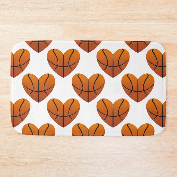 Item preview, Seamless Basketball Hearts designed and sold by LittleShop79.