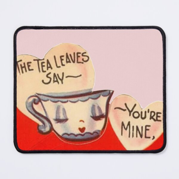 Item preview, Vintage Valentine’s Day Card with Teacups  designed and sold by Pinkmagenta.