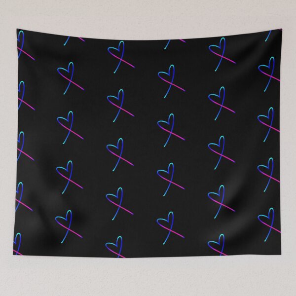 Item preview, Retro Rainbow like heart pattern designed and sold by Smiley-10.