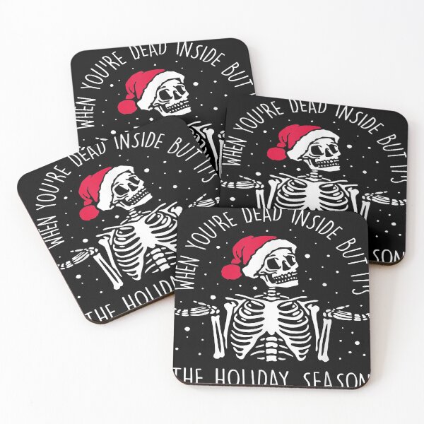 Item preview, Skeleton when you're dead inside but it's the holiday season designed and sold by Andrea146.