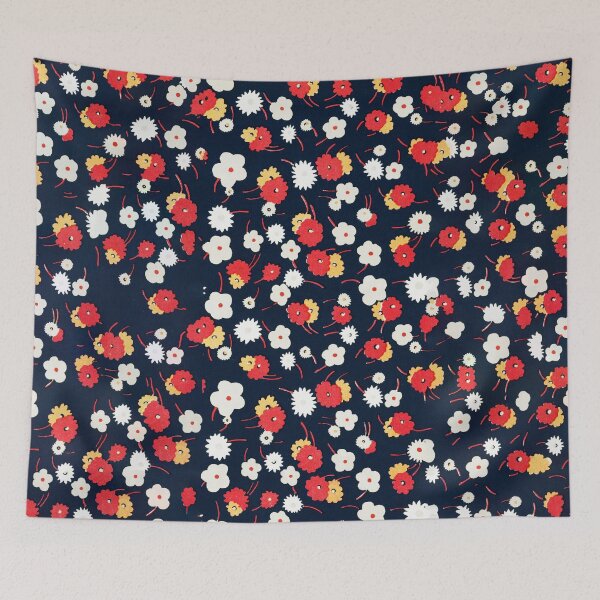 Item preview, White, gray, pink, and red flowers pattern in high resolution by Charles Goy. Original from the Rijksmuseum, Vintage pattern, Floral pattern 1929 designed and sold by Abderrahim Bguiguir.