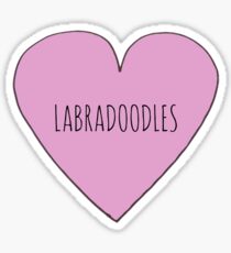 Labradoodle-Liebe Sticker
