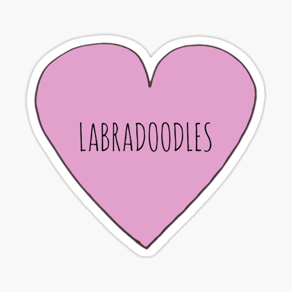 Labradoodle Love Sticker