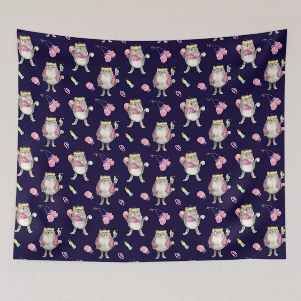 Item preview, Funny Boxing Cats  designed and sold by LittleShop79.