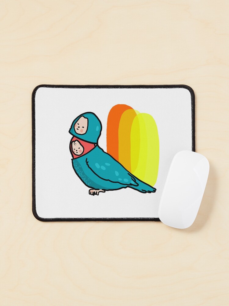 Thumbnail 1 of 5, Mouse Pad, Nesting Birds designed and sold by BohoJu.