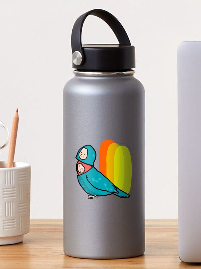 Thumbnail 1 of 3, Sticker, Nesting Birds designed and sold by BohoJu.