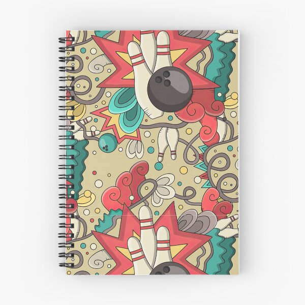 Item preview, Colorful Bowling Doodle designed and sold by LittleShop79.