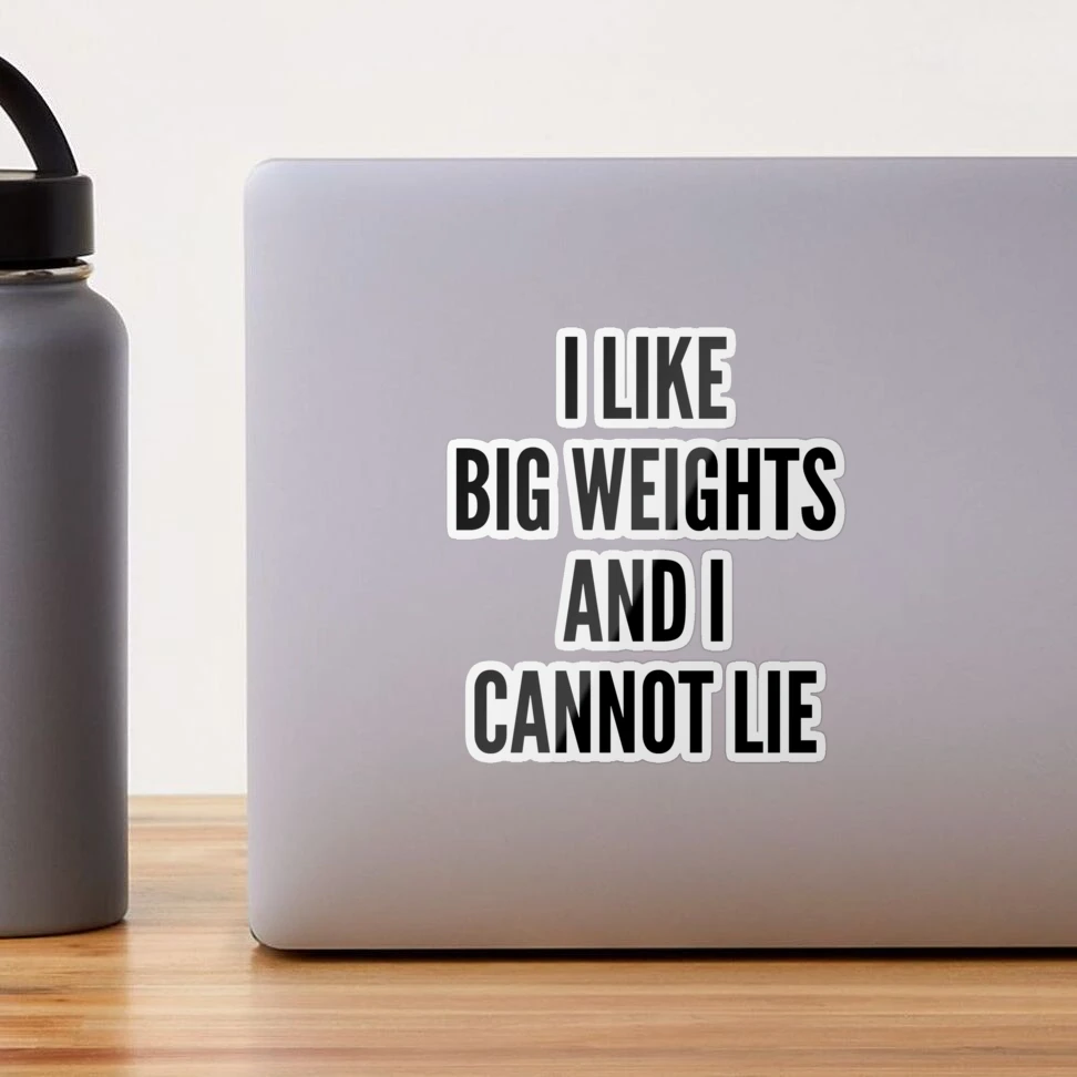 I like big lifts and I cannot lie funny fitness joke gym patch