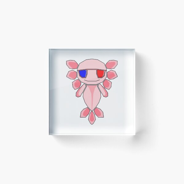 Item preview, AXOLOTL RETRO 3D LENSES designed and sold by the Zarock Shop.