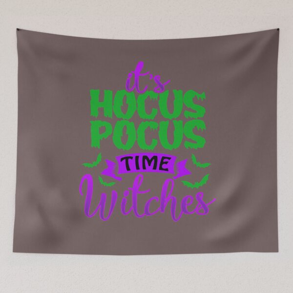 Item preview, IT'S HOCUS POCUS TIME WITCHES Funny Scary Hot Gift designed and sold by podteemelike.
