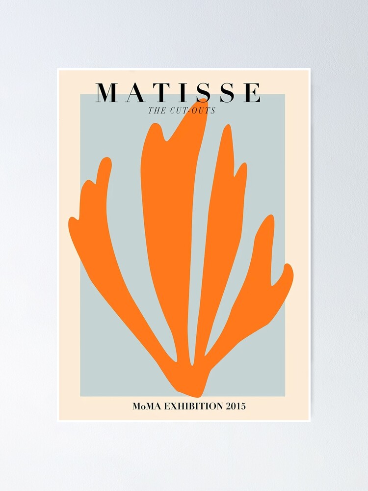 Matisse - Cut-Outs - MoMA Exhibition 2015 Orange" for Sale by Kathy Layman Redbubble