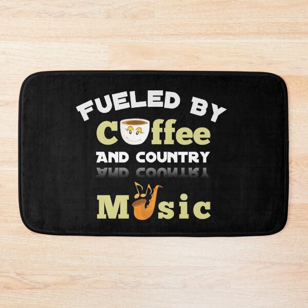 Item preview, Fueled By Coffee And Country Music - Coffee Quotes designed and sold by Delandor.