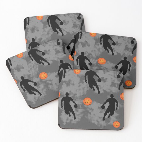 Artikelvorschau, Basketball-Spieler-Silhouetten entworfen und verkauft von SweetThreads79.