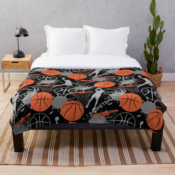 Artikelvorschau, Basketball-Farbspritzer auf Schwarz entworfen und verkauft von SweetThreads79.