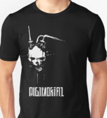 DIGIMORTAL - White/Logo Unisex T-Shirt