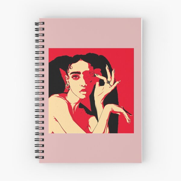 Item preview, FKA TWIGS red duo painting   designed and sold by EggnieVogueS.