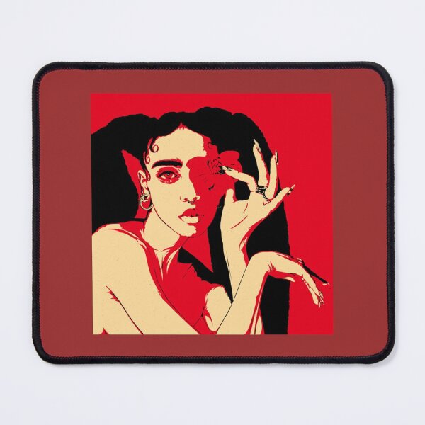 Item preview, FKA TWIGS red duo painting   designed and sold by EggnieVogueS.