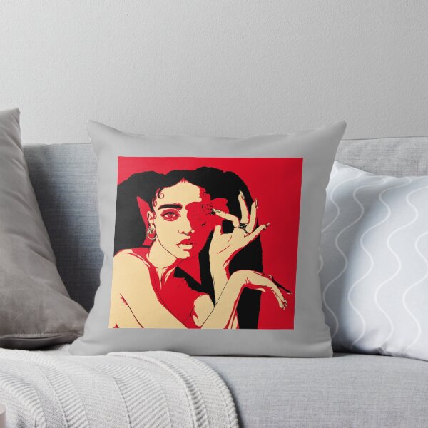 Item preview, FKA TWIGS red duo painting   designed and sold by EggnieVogueS.
