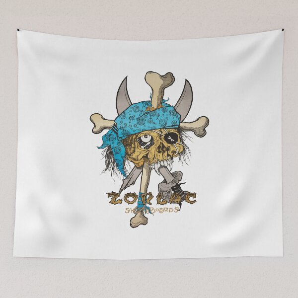 Item preview, Funny Gift For Zorlac Pushead Pirate Skull Retro Vintage designed and sold by FrancisHill.