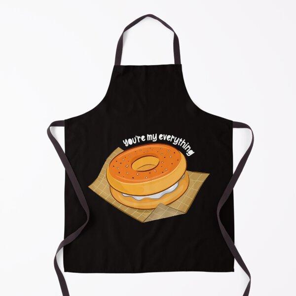 Item preview, You're My Everything Bagel with cheese | Cute Baking Lover designed and sold by DesignByMai.