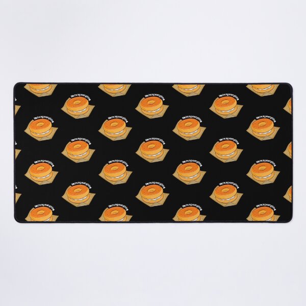 Item preview, You're My Everything Bagel with cheese | Cute Baking Lover designed and sold by DesignByMai.