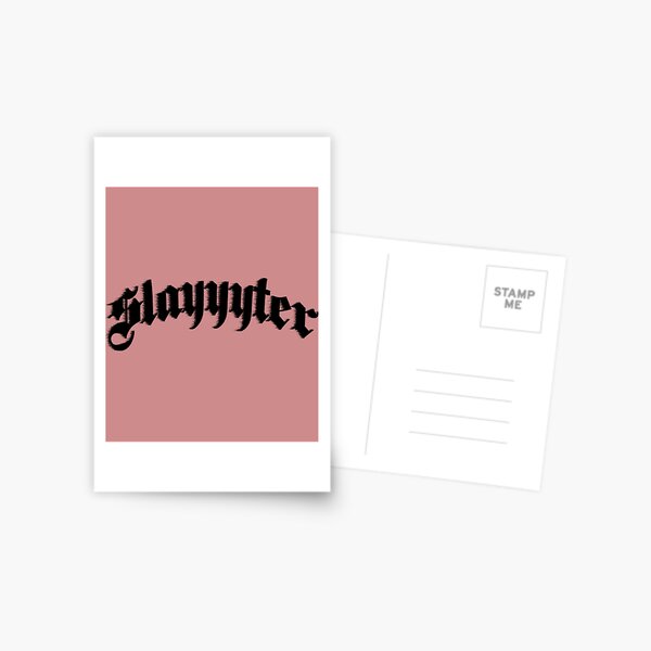 SLAYYYTER ALBUM LOGO Postcard for Sale by sebastianhz