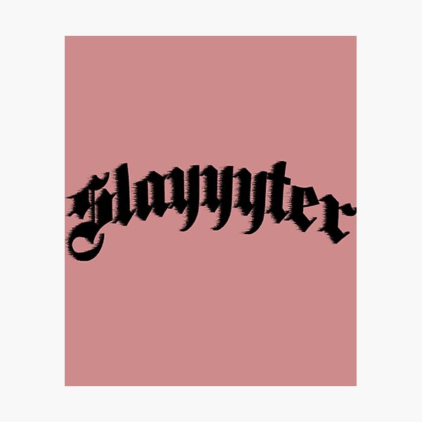 SLAYYYTER ALBUM LOGO Photographic Print for Sale by sebastianhz