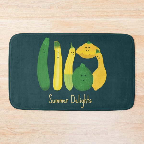Item preview, Summer Delights, Summer Squash (blue) designed and sold by jvcoart.