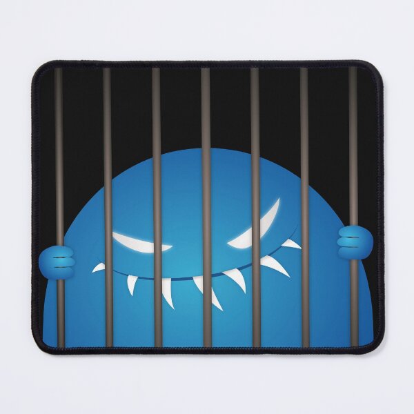 Item preview, Jailed Evil Grinning Monster Kingpin designed and sold by Boriana Giormova.