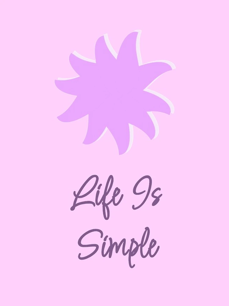 Thumbnail 4 of 4, iPhone Case, Life Is Simple designed and sold by RacheDesign.