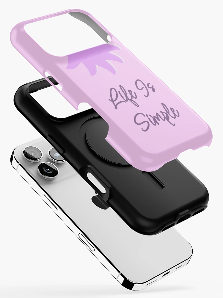Thumbnail 2 of 4, iPhone Case, Life Is Simple designed and sold by RacheDesign.