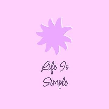 Artwork thumbnail, Life Is Simple by RacheDesign