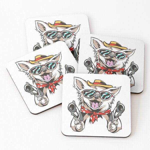 Item preview, Funny Chihuahua Dog Wielding Guns designed and sold by GreenMall.