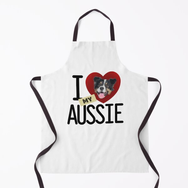 Item preview, I Love (Heart) My Aussie Dog Lover designed and sold by SunnyStreet.