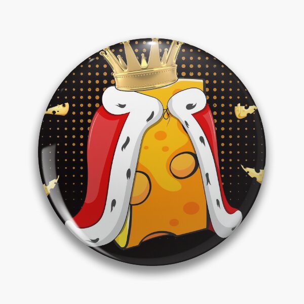Item preview, Cheese King Cheese Food Lover Graphic designed and sold by DesignByMai.