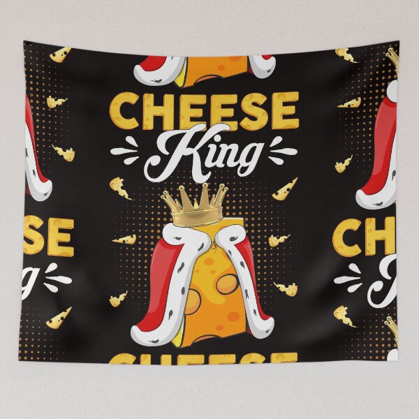 Item preview, Cheese King Cheese Food Lover Graphic designed and sold by DesignByMai.