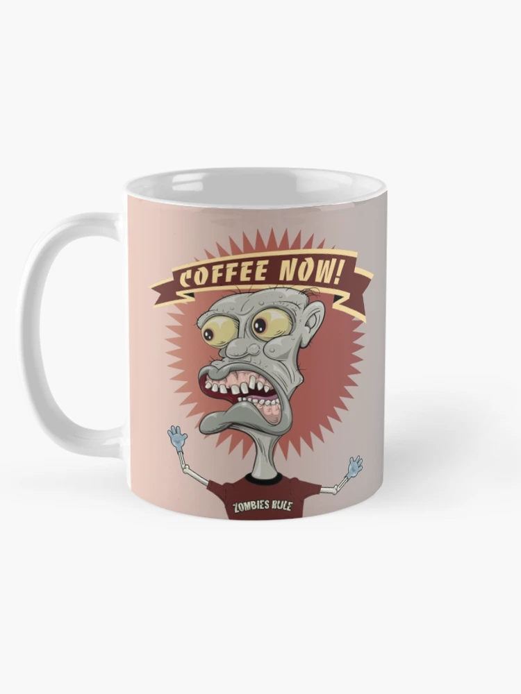 Thumbnail 5 of 6, Coffee Mug, Zombies Rule designed and sold by Ruffmouse.