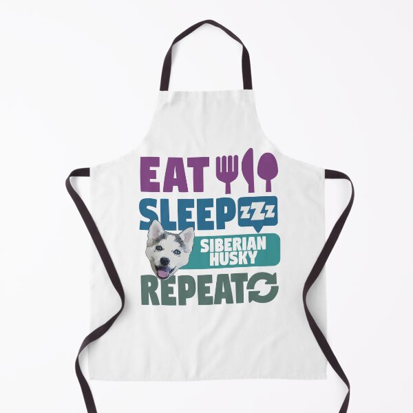 Item preview, Eat Sleep Siberian Husky Repeat Dog Lover designed and sold by SunnyStreet.