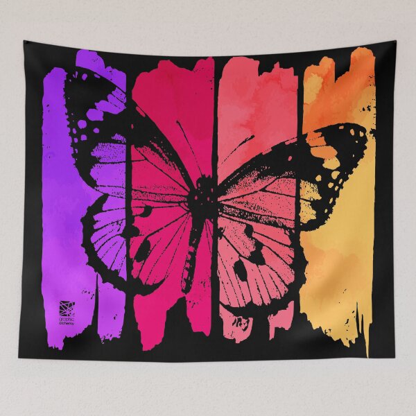 Item preview, Butterfly Screenprint designed and sold by GraphicAlchemy.