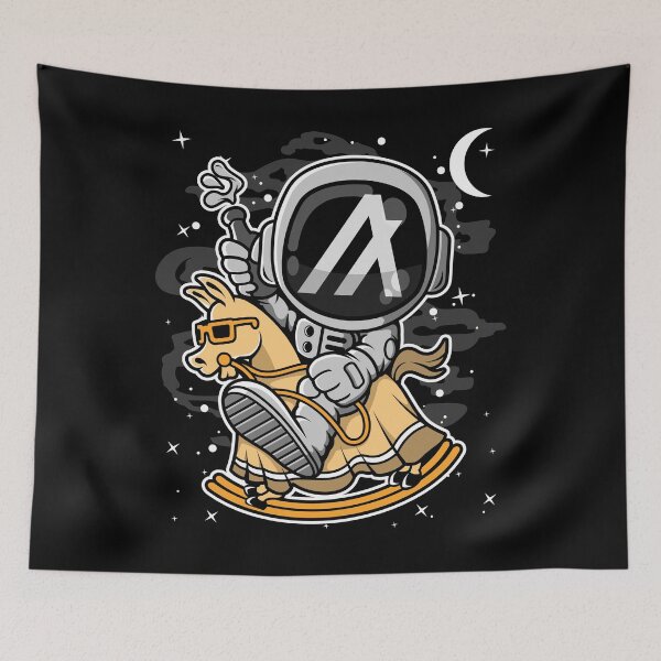 Item preview, Astronaut Horse Algorand ALGO Coin To The Moon Crypto Token Cryptocurrency Blockchain Wallet HODL designed and sold by AdamRoberts90.