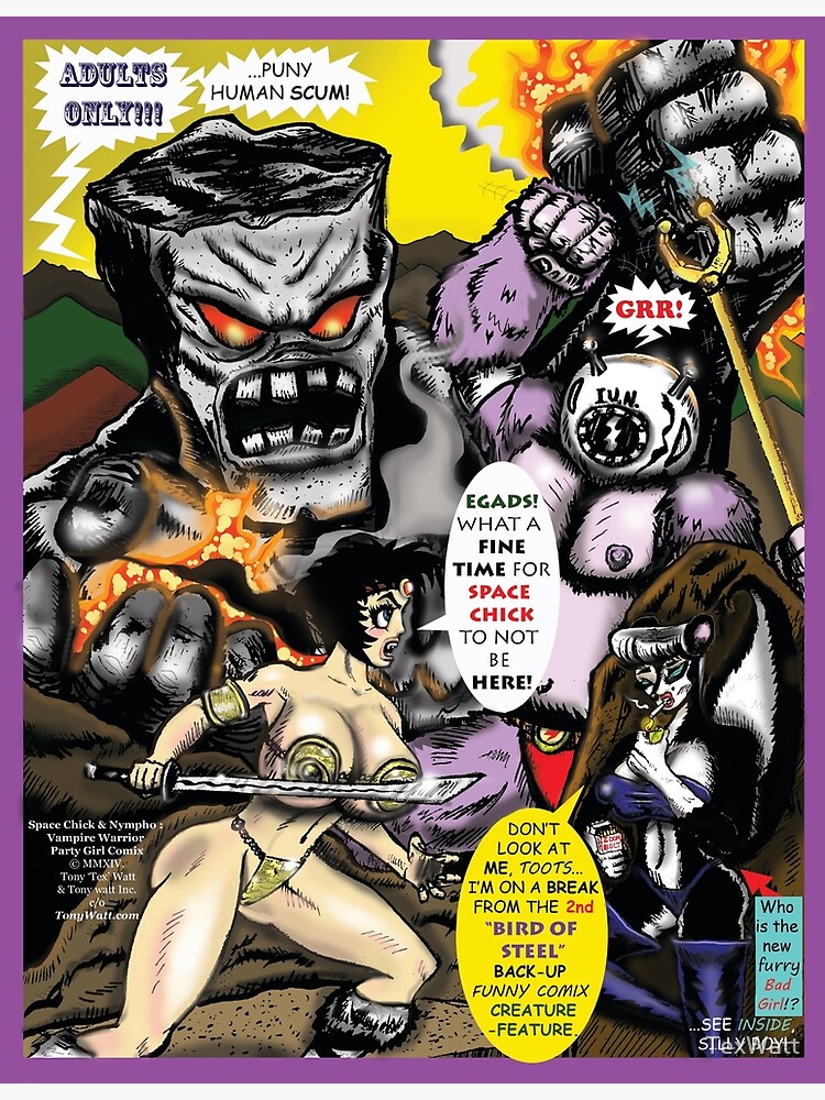 Cover page of Tex Watt's WEEKLY (UNCENSORED) SUNDAY COMIX POP-ART by TexWatt