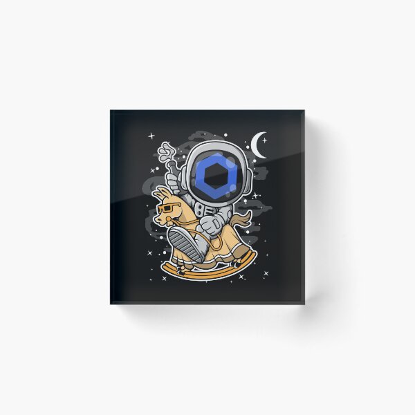 Item preview, Astronaut Horse Chainlink LINK Coin To The Moon Crypto Token Cryptocurrency Blockchain Wallet HODL designed and sold by AdamRoberts90.