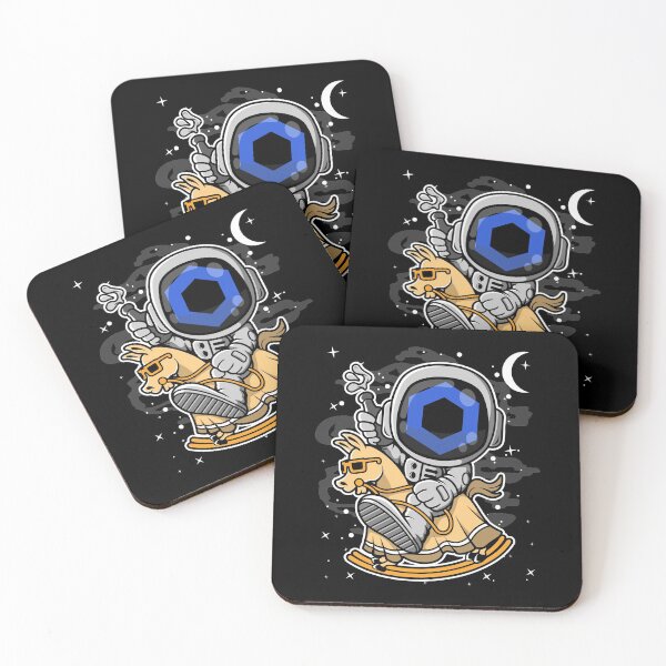 Item preview, Astronaut Horse Chainlink LINK Coin To The Moon Crypto Token Cryptocurrency Blockchain Wallet HODL designed and sold by AdamRoberts90.