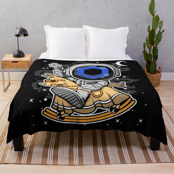 Item preview, Astronauta Caballo Chainlink LINK Coin To The Moon Crypto Token Criptomoneda Blockchain Billetera HODL designed and sold by AdamRoberts90.