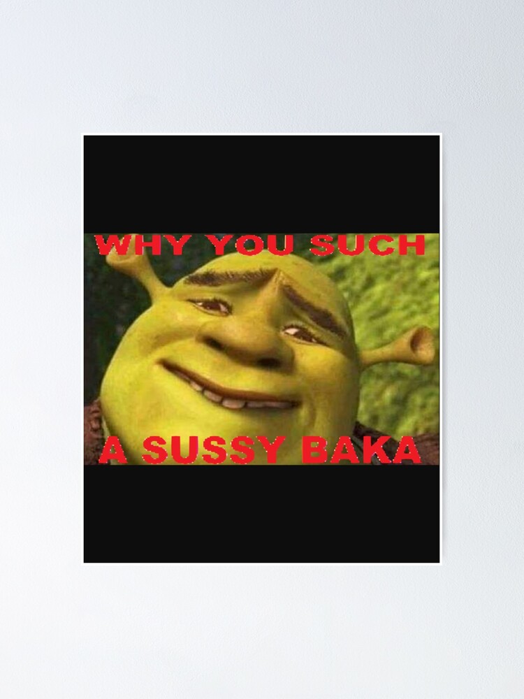 Sussy Baka, ur such a sussy baka' Sticker | Spreadshirt