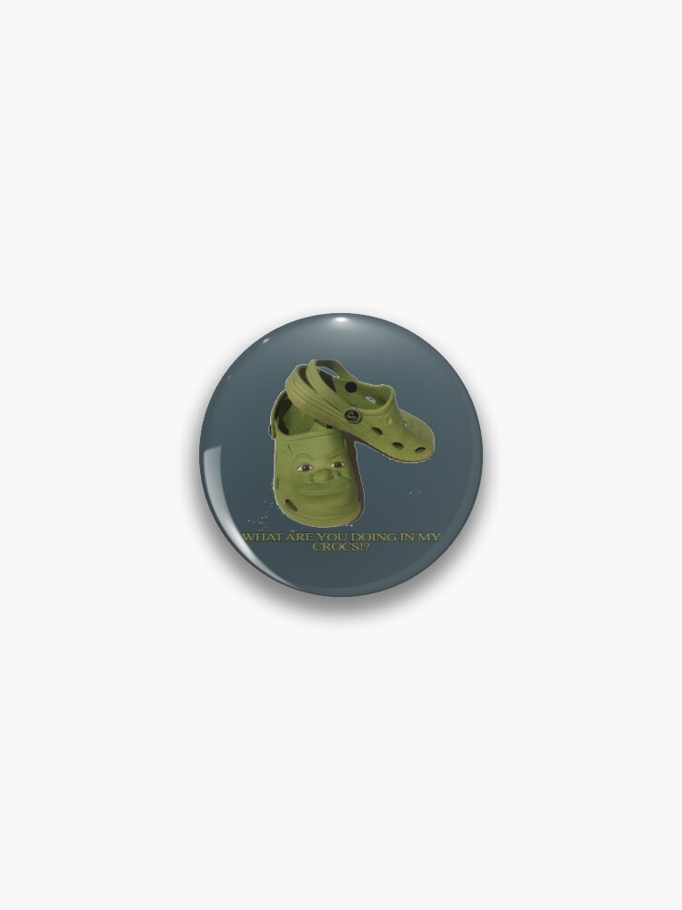 What are you doing in my Shrek Crocs Spiral Notebook for Sale by